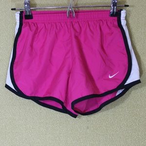 Nike Dri Fit Pink Black White Running Shorts